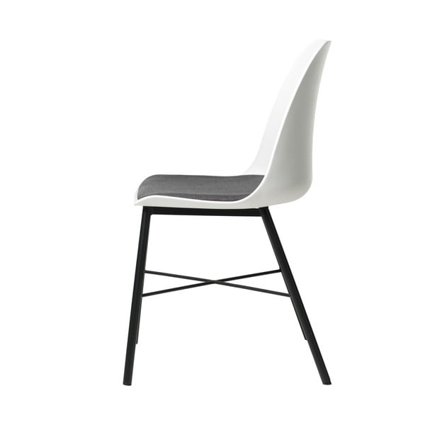 Komplet 2 belo-sivih stolov Unique Furniture Whistler-image-2