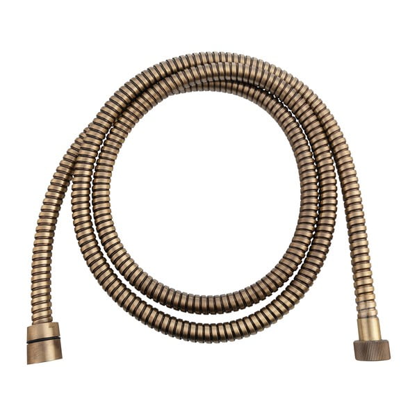 Medeninasta cev za tuš v bronasti barvi Powerflex – Sapho