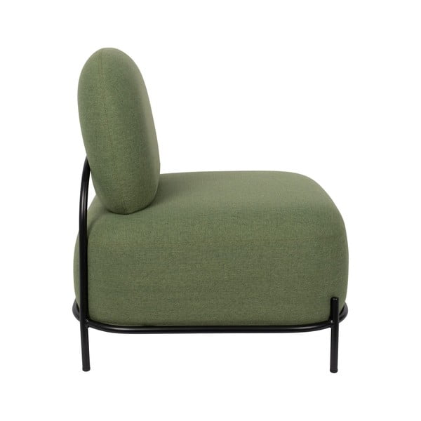 Zelen fotelj White Label Polly-image-3