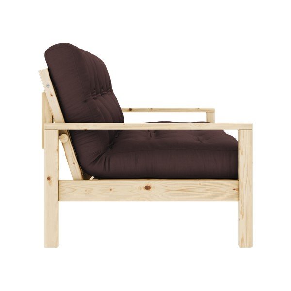 Temno rjava raztegljiva sedežna garnitura 205 cm Knob – Karup Design-image-4