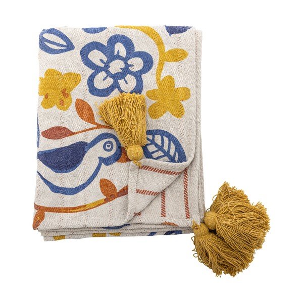 Odeja iz recikliranega bombaža 130x160 cm Figuria – Bloomingville
