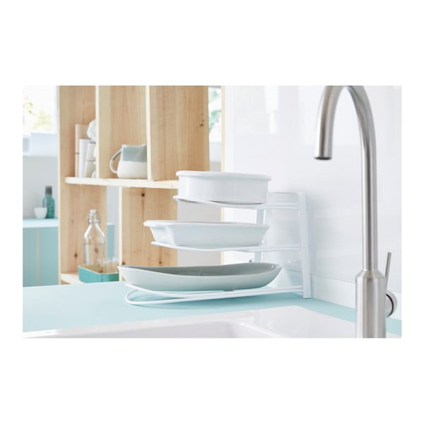 Beli kuhinjski regal za posodo Compactor Rona-image-2