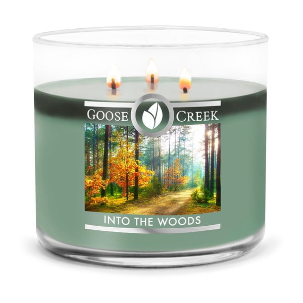Dišeča sveča Goose Creek Into the Woods, 35 ur gorenja