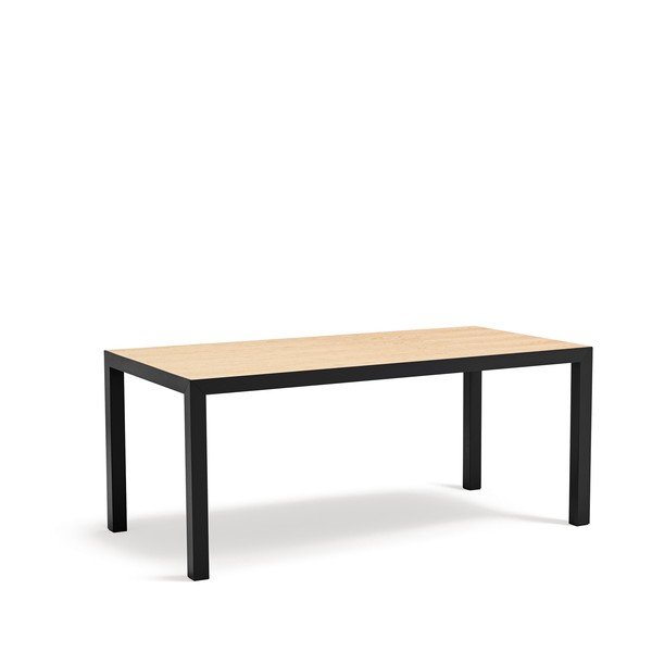 Jedilna miza s hrastovo mizno ploščo 75x180 cm Alma – Teulat-image-2
