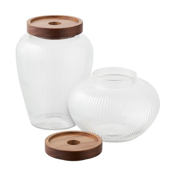 Steklene posode za shranjevanje v kompletu 2 ks Maya – House Nordic-image-4