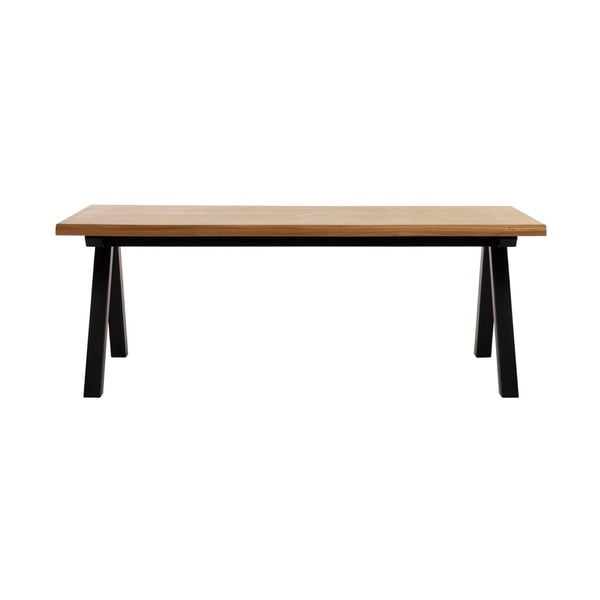 Jedilna miza iz belega hrasta Unique Furniture Oliveto, 100 x 210 cm
