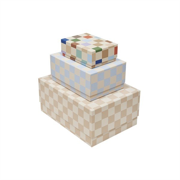 Kartonaste otroške škatle za shranjevanje v kompletu 3 ks 31x22x14 cm Mana – OYOY Mini