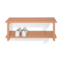 Rožnato-oranžna kovinska stenska omarica za čevlje 71x26x34 cm Marco – Spinder Design