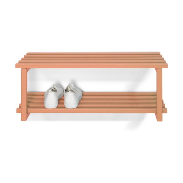 Rožnato-oranžna kovinska omarica za čevlje Marco – Spinder Design