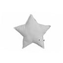 Siv lanen otroški vzglavnik v obliki zvezde BELLAMY Stone Grey