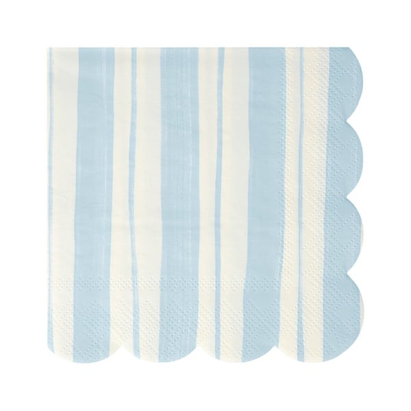 Papirnati prtički v kompletu 16 ks Ticking Stripe – Meri Meri-image-4