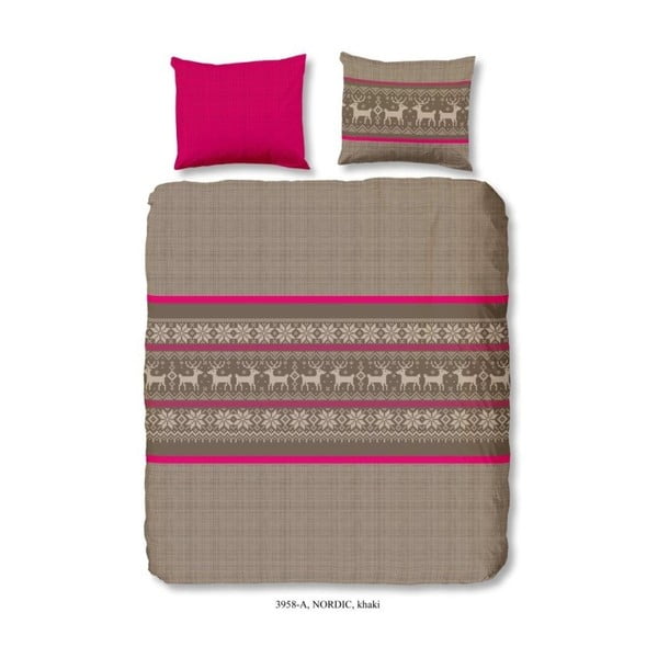Bombažno posteljno perilo za zakonsko posteljo Dobro jutro Ideta, 265 x 220 cm