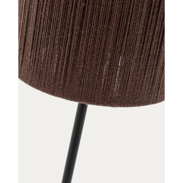 Namizna svetilka iz masivne akacije v temni naravni barvi (višina 147 cm) Kor – Kave Home-image-4