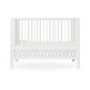 Bela otroška posteljica z nastavljivo višino/obposteljna 60x120 cm Harlequin – Cam Cam Copenhagen