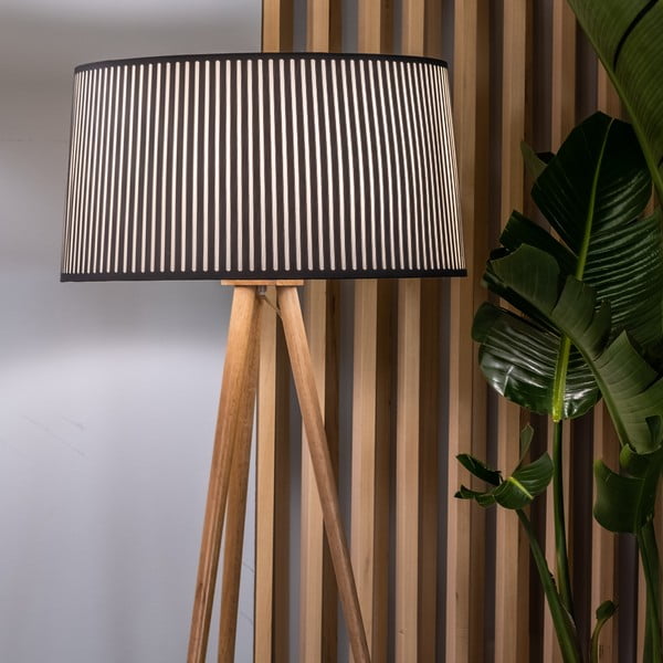 Siva talna svetilka SULION Bea, višina 152 cm-image-2