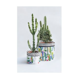 Komplet 2 tekstilnih prevlek za lončke Surdic Watercolor Cactus