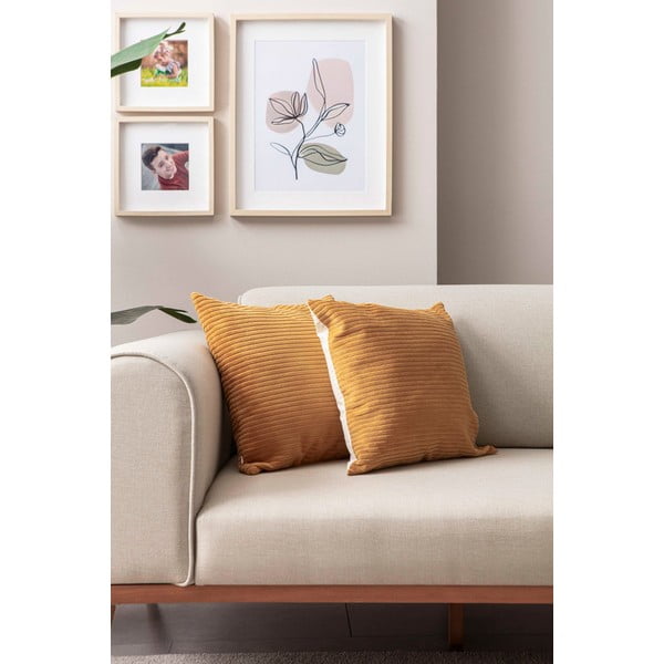 Prevleke za blazino v kompletu 2 ks iz rebrastega žameta 43x43 cm – Mioli Decor-image-3