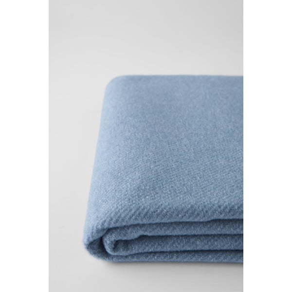 Modra pletenina z bombažem Euromant Basics, 140 x 160 cm-image-1