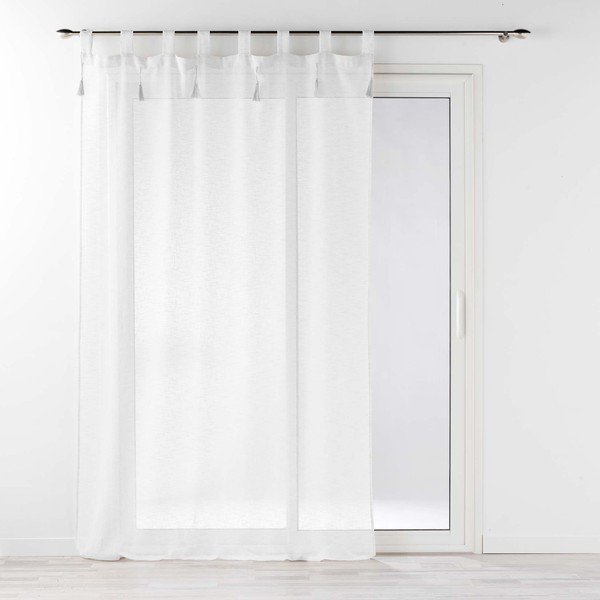 Bela prosojna zavesa 140x240 cm Dalila – douceur d'intérieur