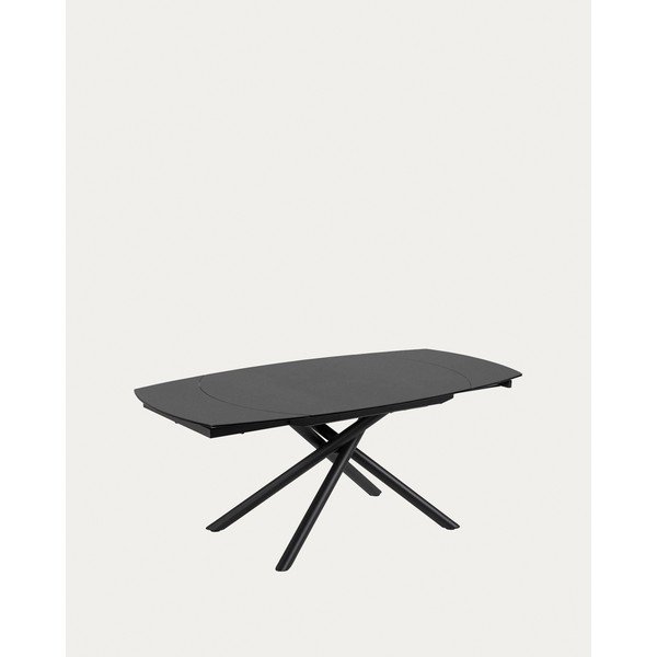 Raztegljiva jedilna miza z dodatno ploščo s keramično ploščo 100x130 cm Yodalia – Kave Home-image-3