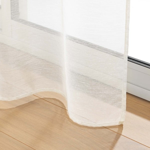 Kremno bela prosojna zavesa iz tančice 140x240 cm Lissea – douceur d'intérieur-image-4