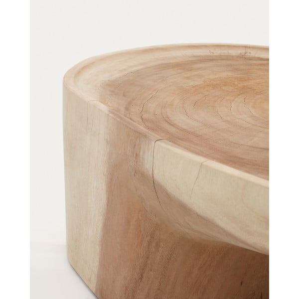 Mizica iz masivnega munggur lesa v naravni barvi 50x90 cm Mosi – Kave Home-image-4