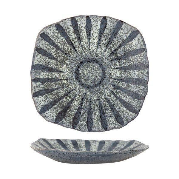 Siv servirni krožnik iz kamenine ø 32 cm Ramie – Bloomingville-image-4