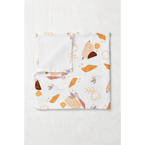 Bela otroška odeja iz muslina 75x100 cm Boho – Mijolnir-image-1