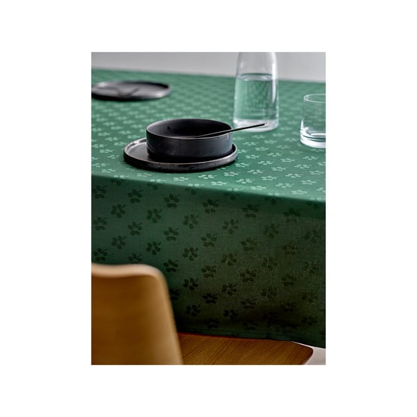 Bombažni namizni prt ø 160 cm Forget-Me-Not Damask - Södahl-image-1