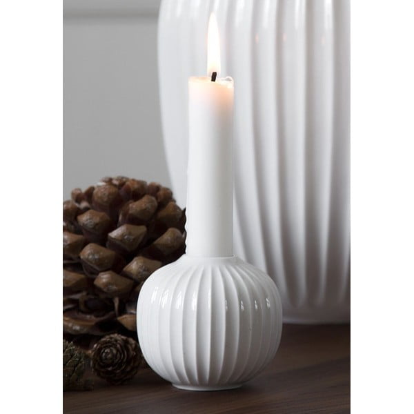 Bel porcelanast svečnik Kähler Design Hammershoi, ⌀ 7,5 cm-image-2