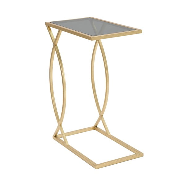 Stranska mizica s stekleno mizno ploščo 25.5x45.5 cm Glam – Mauro Ferretti-image-4