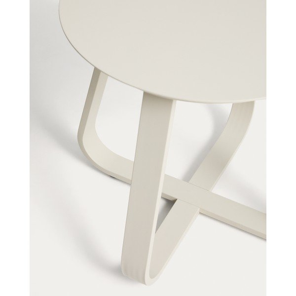 Kovinska okrogla vrtna mizica ø 48 cm Tamaris – Kave Home-image-2