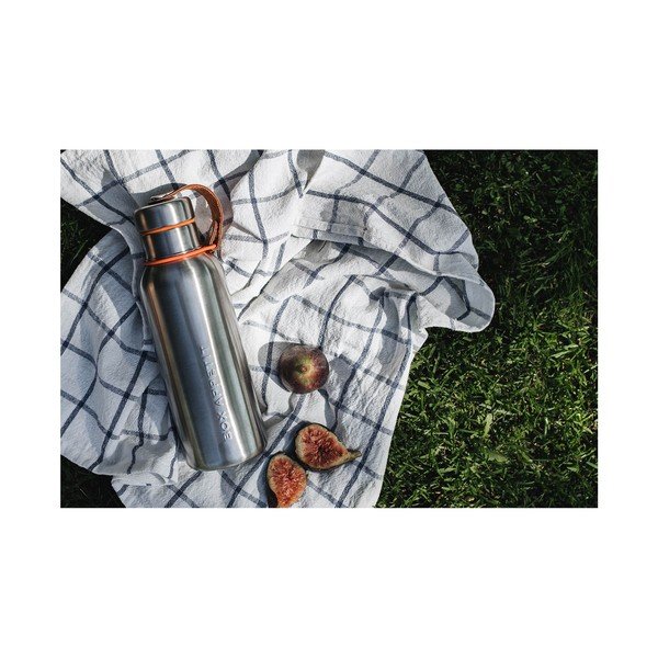 Oceansko modra dvostenska termovka iz nerjavečega jekla Black + Blum Insulated Vacuum Bottle, 500 ml-image-4