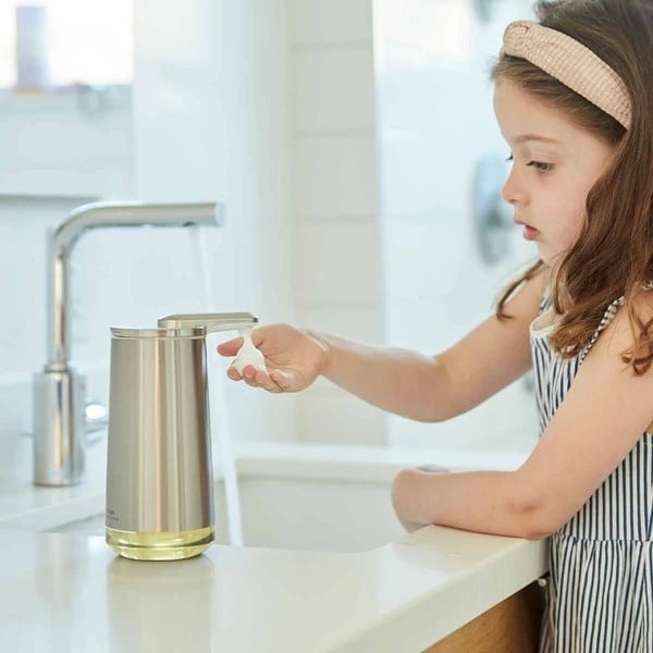 Siv avtomatski jekleni dozirnik za milo 266 ml - simplehuman-image-1