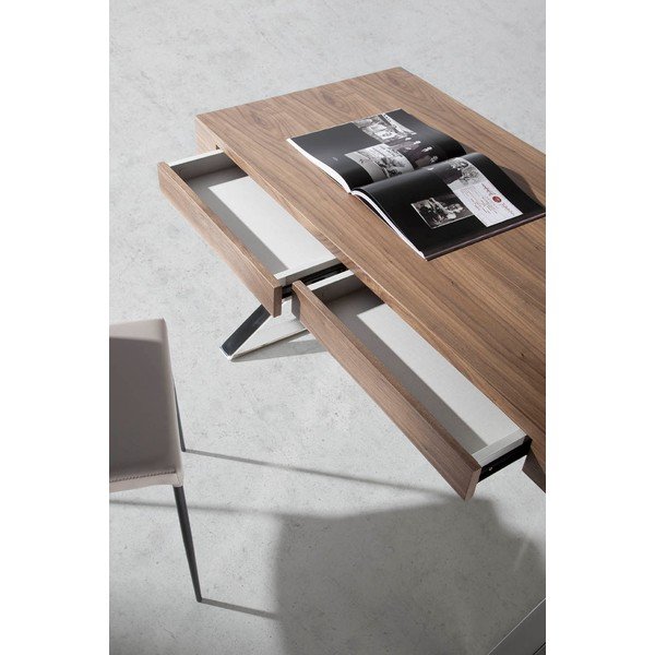 Delovna miza Ángel Cerdá Walnut Smooth-image-1