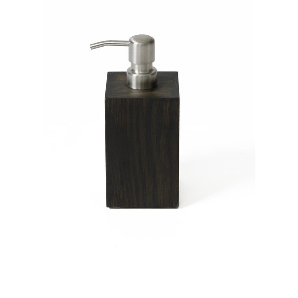 Dozirnik za milo iz hrastovega lesa Wireworks Mezza Dark-image-1
