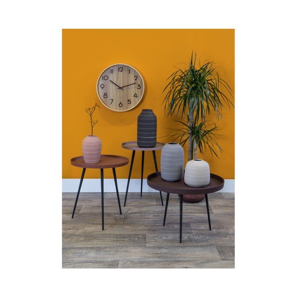 Svetlo siva keramična vaza PT LIVING Terra, ⌀ 16 cm-image-2