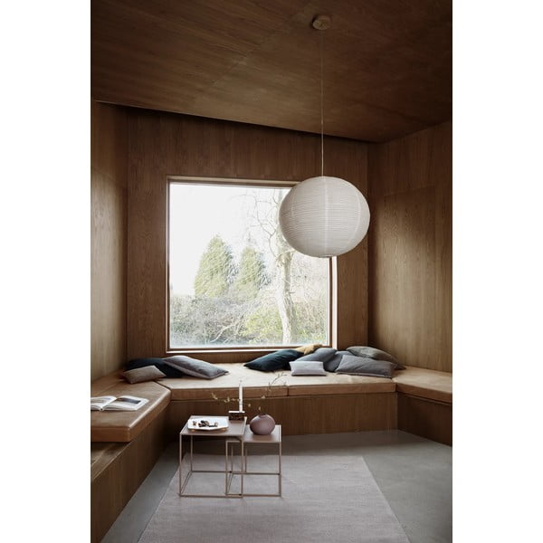 Bež kovinske mizice v kompletu 2 ks 40x40 cm Fera – Blomus-image-4