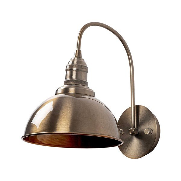 Medeninasta stenska svetilka ø 21 cm Varzan – Opviq lights