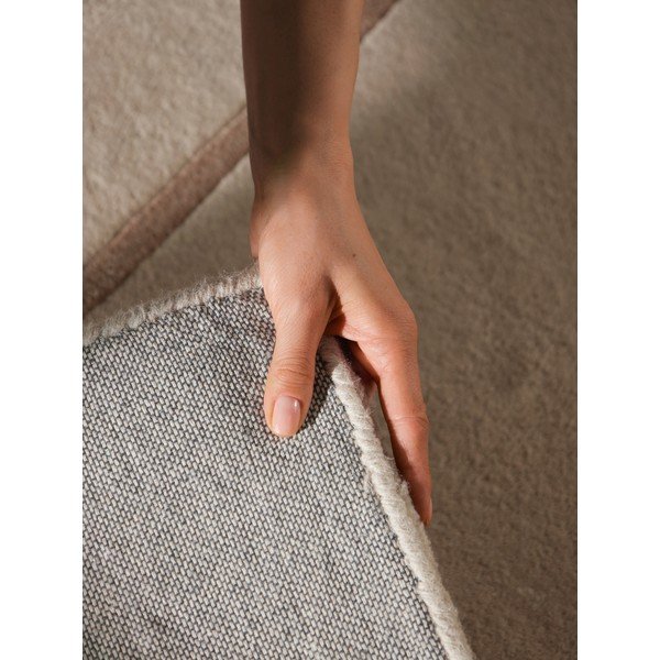 Rjava/kremno bela preproga iz mešanice volne 120x170 cm Presilda – Villeroy&Boch-image-2