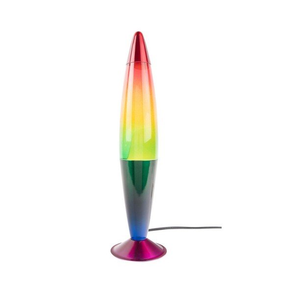 Zelena steklena lava svetilka (višina 41,5 cm) Rainbow Rocket Lava – Leitmotiv