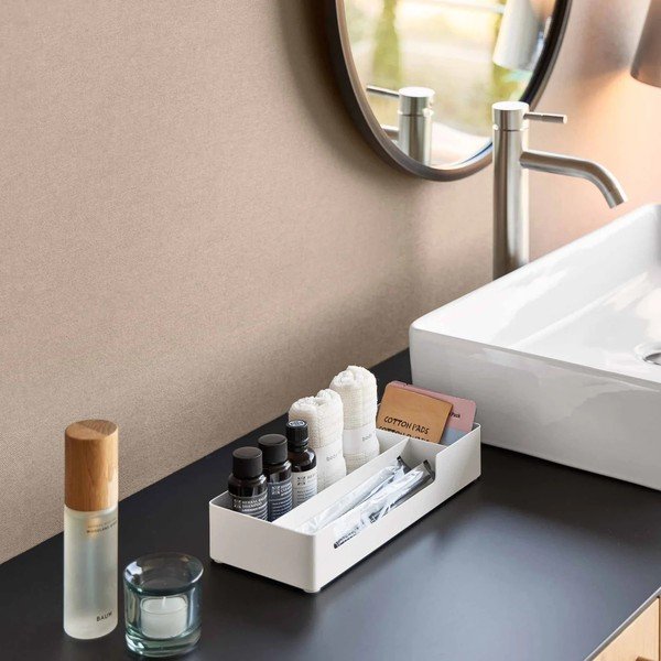 Bel kovinski kopalniški organizator Amenity – YAMAZAKI-image-2