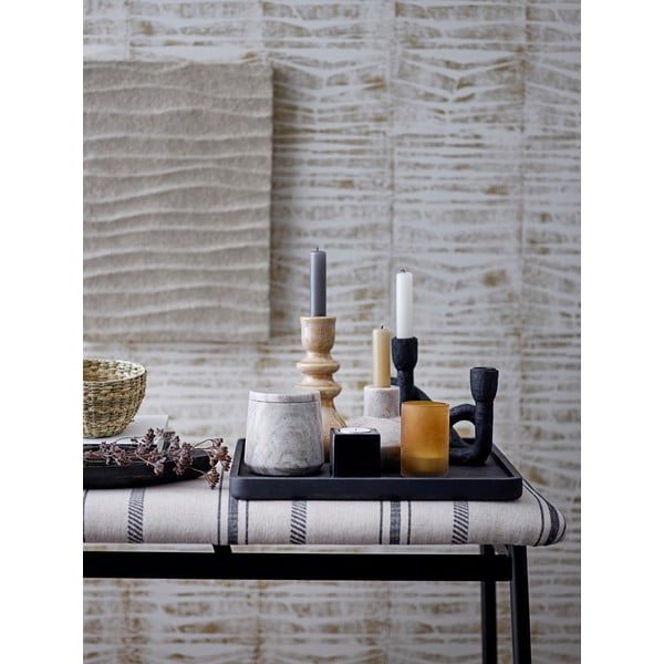 Črni svečnik Bloomingville Mashel, višina 16,5 cm-image-2