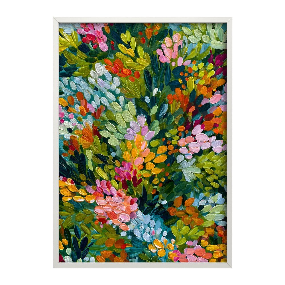 Tiskana slika z okvirjem 50x70 cm Vivid Meadow