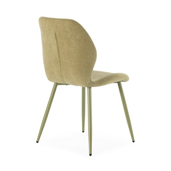 Zeleni oblazinjeni jedilni stoli v kompletu 4 ks Ansu – Marckeric-image-2