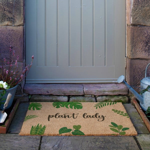 Predpražnik iz kokosovih vlaken 40x60 cm Plant Lady – Artsy Doormats-image-3