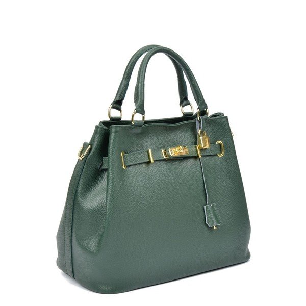 Zelena usnjena torbica Isabella Rhea Paris Verde-image-1