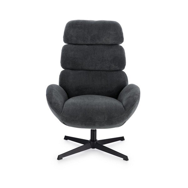 Črn vrtljiv fotelj Violante – Bizzotto-image-2