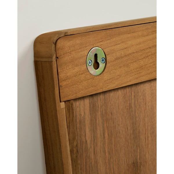 Stensko ogledalo z lesenim okvirjem 45x70 cm Shamel – Kave Home-image-3