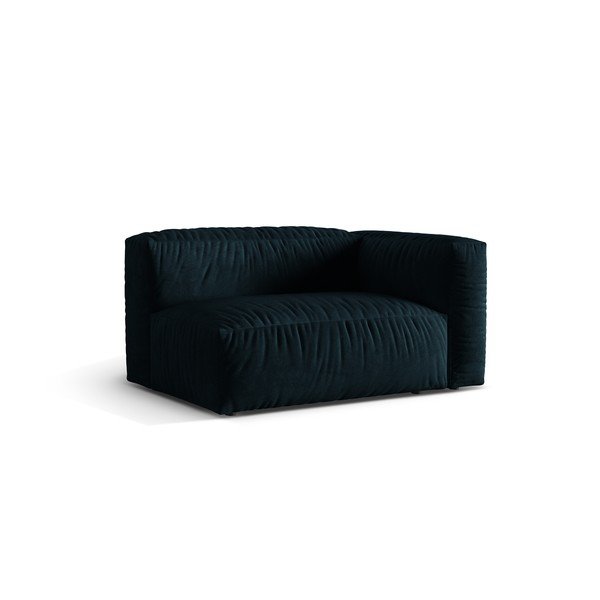 Temno moder žameten modul za sedežno garnituro (desni kot) Martina – Micadoni -image-1